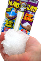 JA-RU Magic Snow Making Kit Game (Pack of 1) Easy to Make Instant Realistic Artificial Snow Cloud Slime. Mad Lab Tube with Fake Snow DIY Powder. Science Experiment. Party Favors 5422-1A