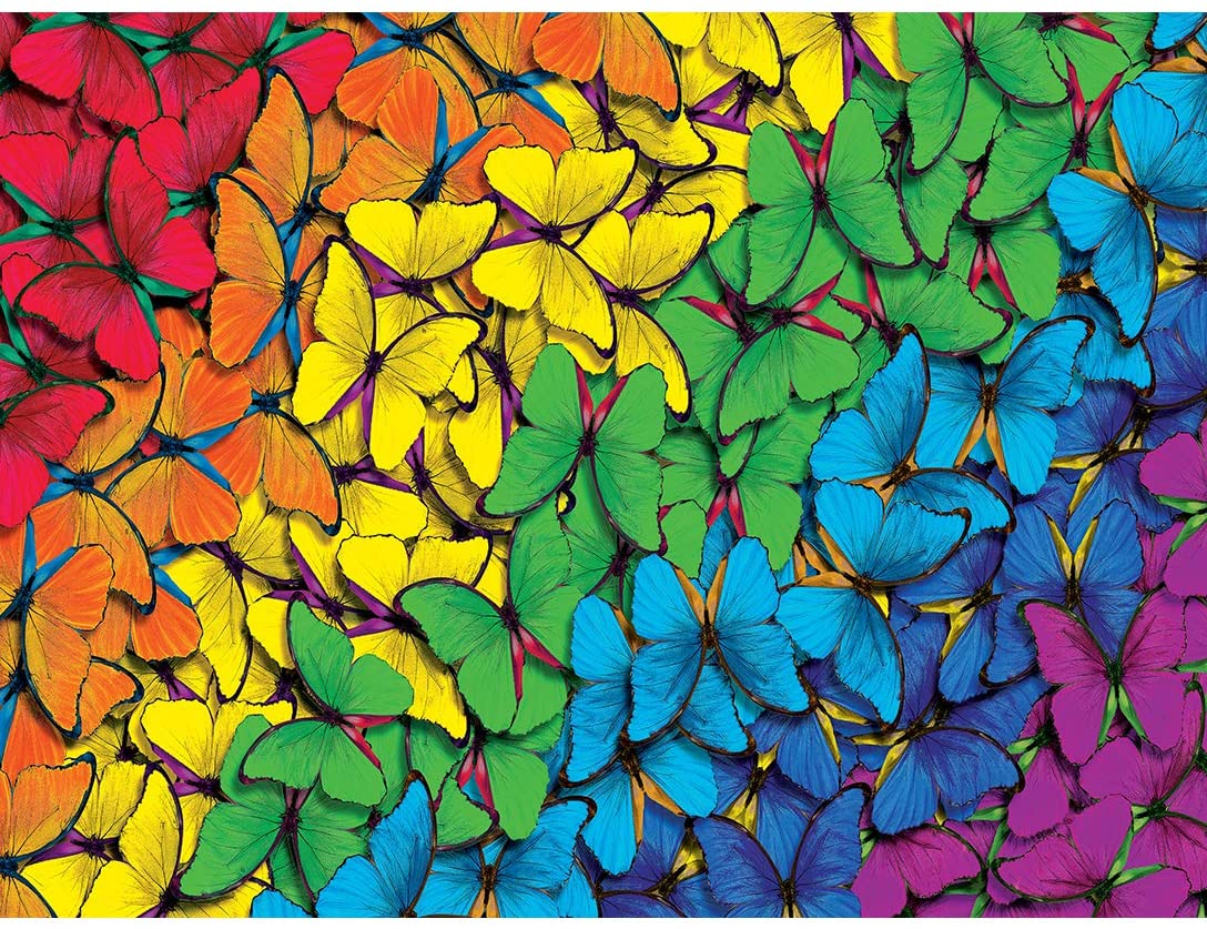 Masterpieces Brilliance Fluttering Rainbow 550 Pc  Puzzle