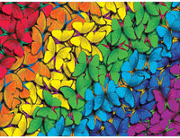 MasterPieces Brilliance 550 Puzzles Collection - Fluttering Rainbow 550 Piece Jigsaw Puzzle