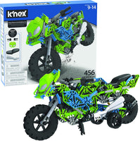 K'NEX Mega Motorcycle Building Set - Ages 9+ - 456 Parts - Working Suspension, Authentic Replica Model, Advanced Stem Building Toy for Boys & Girls - 14.5" L X 6" H