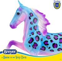Breyer Horses Freedom Series 90's Throwback Decorator Series Horse | Horse Toy | Special Edition | 9.75" x 7" | 1:12 Scale | Model #62221 , Blue
