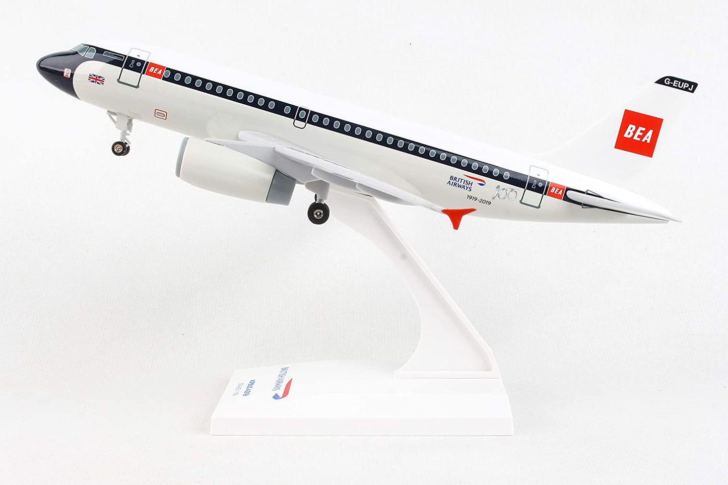 Daron Worldwide Skymarks British A319 1/150 W/GEAR Bea Retro