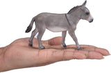 MOJO Donkey Realistic Farm Animal Hand Painted Toy Figurine