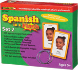 Edupress Spanish in a Flash Cards Set 2 (EP62343)