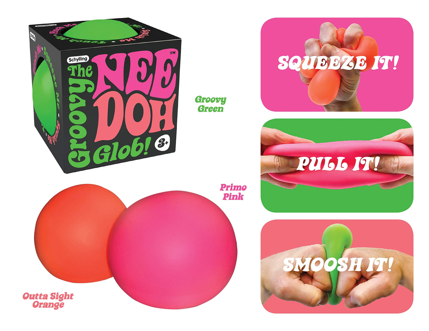 Schylling Nee Doh Stress Ball Colors Shipped Randomly Stress Ball