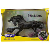 Breyer Horses Traditional Series Obsidian | Horse Toy Model | 12.25" x 8" | 1:9 Scale | Model #1841