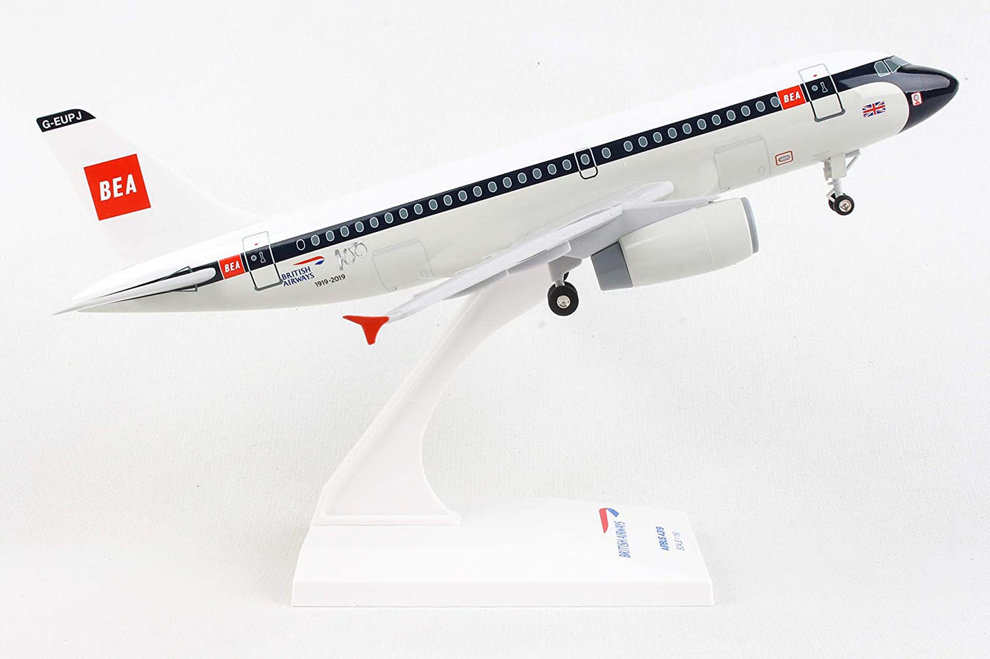 Daron Worldwide Skymarks British A319 1/150 W/GEAR Bea Retro