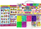 Rainbow Loom- Loomi Pals, Mini Combo Set, 2,100 High Quality Rubber Bands, 150 G-Clips, 60 Charms, 2 Happy Loom, 12 Gift Bags, Carrying Case With Multiple Compartments, Long Lasting Craft, Ages 7 & Up