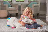 Wild Republic Jumbo Unicorn Plush, Giant Stuffed Animal, Plush Toy, Kids Gifts, Unicorn Party Supplies, 30" , White
