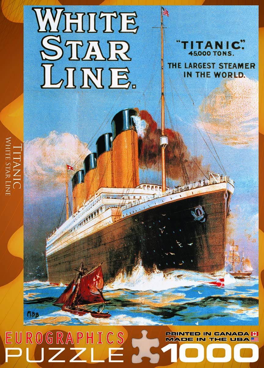 Eurographics Titanic 1000 Piece Puzzle