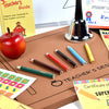 Ben Franklin Toys Play Teacher Role-Play Set Includes Reusable White Board, Bell, Report Cards, for Home or Classroom