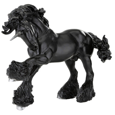 Breyer Traditional Horses Obsidian Unicorn Stallion