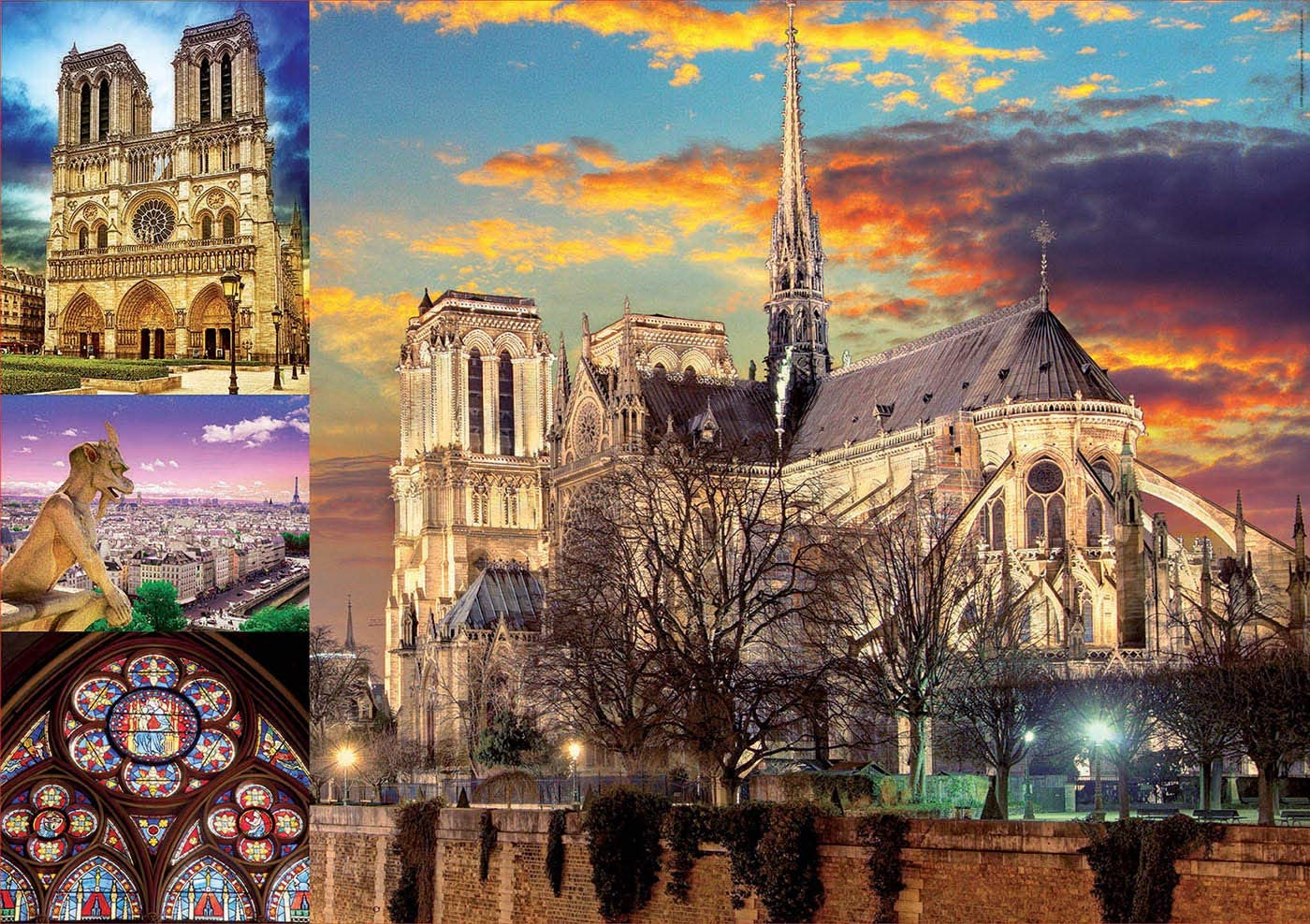 Educa 1000pc Notre Dame Collage