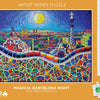 Lucky Puzzles 1000 Piece Magical Barcelona Night Puzzle