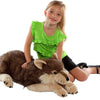 Wild Republic Jumbo Wolf Plush, Giant Stuffed Animal, Plush Toy, Gifts for Kids, 30 Inches