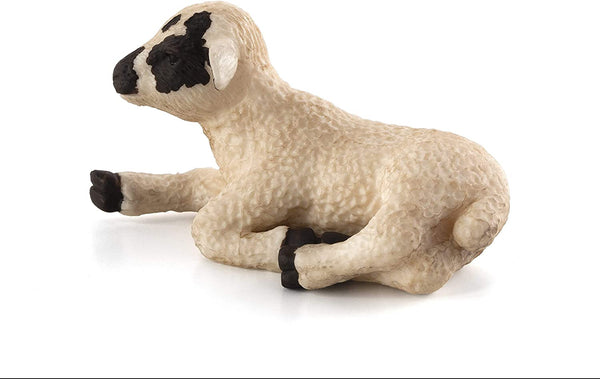 MOJO Black Faced Lamb Lying Down Toy Figure