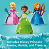 LEGO Disney Aurora, Merida and Tiana’s Enchanted Creations 43203 Building Kit; Jewelry Box Set for Kids Aged 6+ (558 Pieces)