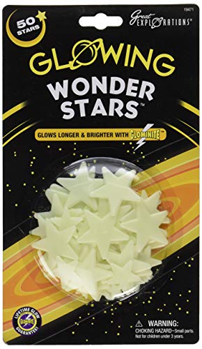 Great Explorer Glowing Wonder Stars- 50pc