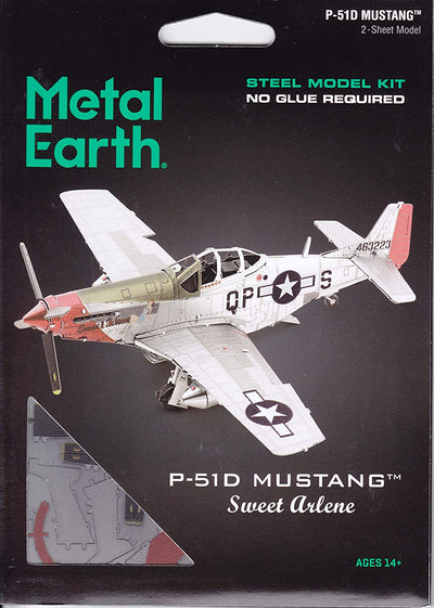 Duplicate SKU: Fascinations Metal Earth P-51D Mustang Sweet Arlene 3D Metal Model Kit | 12.99 | 1553198935