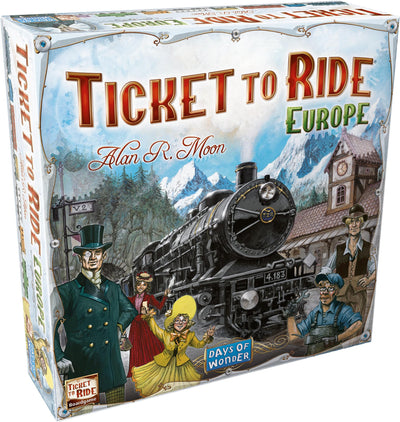 Ticket to Ride Europe Train Board Game for Adults and Family | Ages 8+ | For 2 to 5 players | Average Playtime 30-60 minutes | Made by Days of Wonder