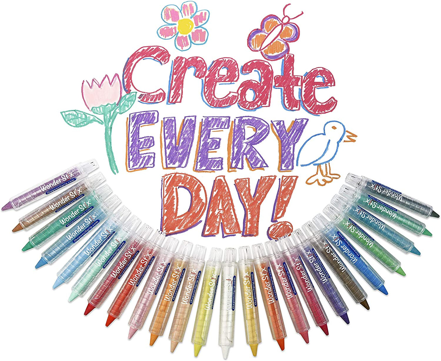 Wonder Stix Children's Drawing Chalks by Kwik Stix, 3.5"