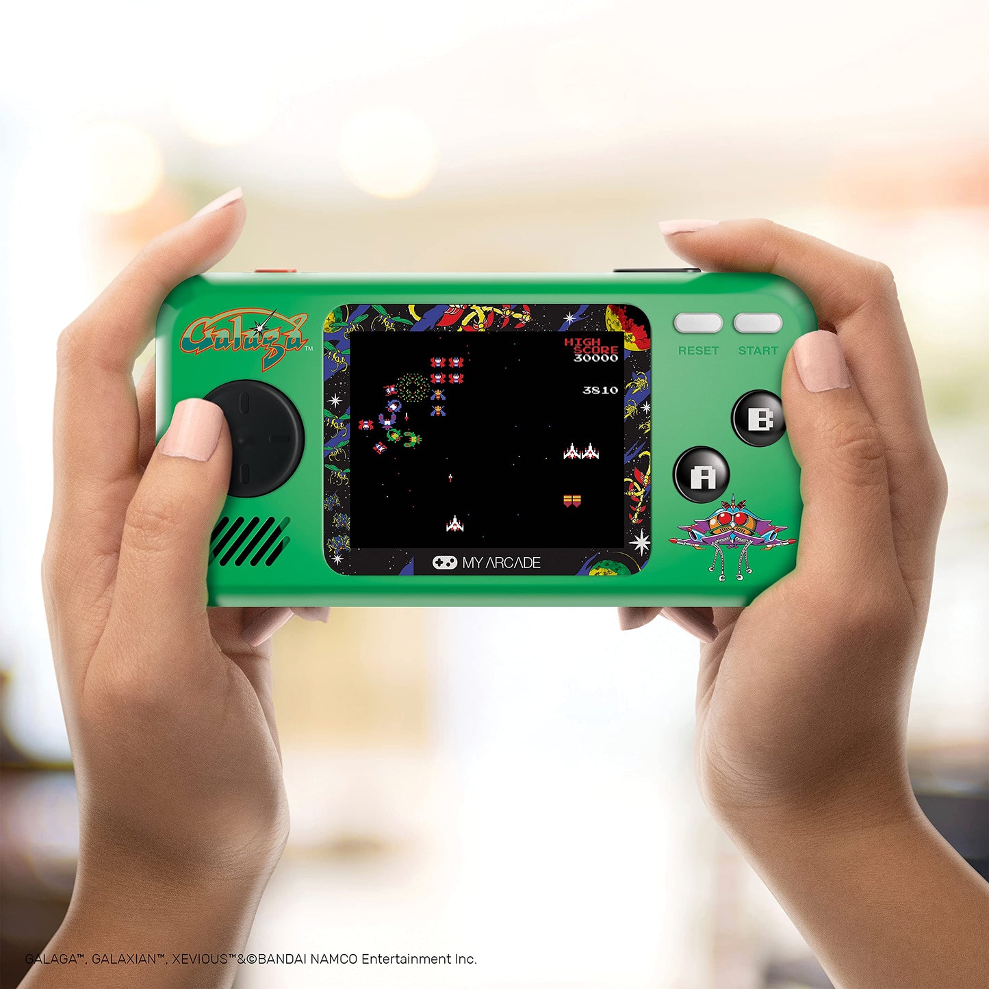 Galaga pocket player