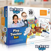 Ben Franklin Toys Play Teacher Role-Play Set Includes Reusable White Board, Bell, Report Cards, for Home or Classroom
