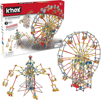 K'NEX Thrill Rides - 3-in-1 Classic Amusement Park Building Set