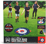 Little Kids Wicked Big Sports Bullseye Bag | Yard Game That Combines Bean Bag toss and Darts | Family Outdoor and Indoor Activity , Red