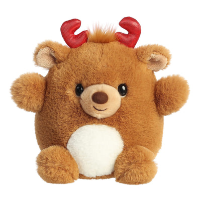 Aurora® Festive Holiday Rounder Reindeer™ Stuffed Animal