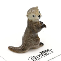 Little Critterz "Nimble" Asian Otter Porcelain Miniature