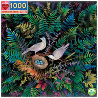 eeBoo 1008 Piece Birds in Fern Puzzle, 1 EA
