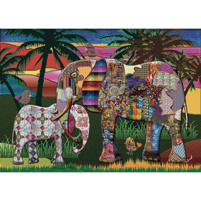 JaCarou Mother and Child Elephant 1000 pcs puzzle