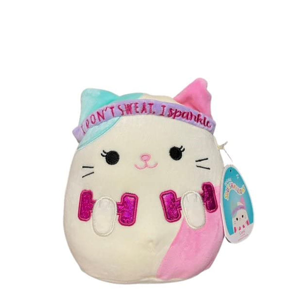 Squishmallows Official Kellytoy 8 inche Wellness Squad 2022 Realease Soft Plush Squishy Toy (Caryl The Cat)