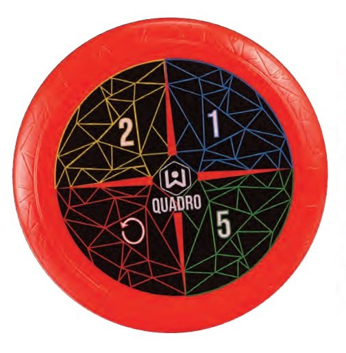 Wicked Big Sports Quadro Flying Disc