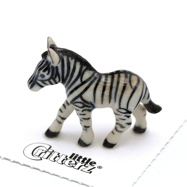 Little Critterz "Zania" Zebra Porcelain Miniature