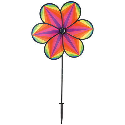 In the Breeze 19" Rainbow Star Flower Spinner