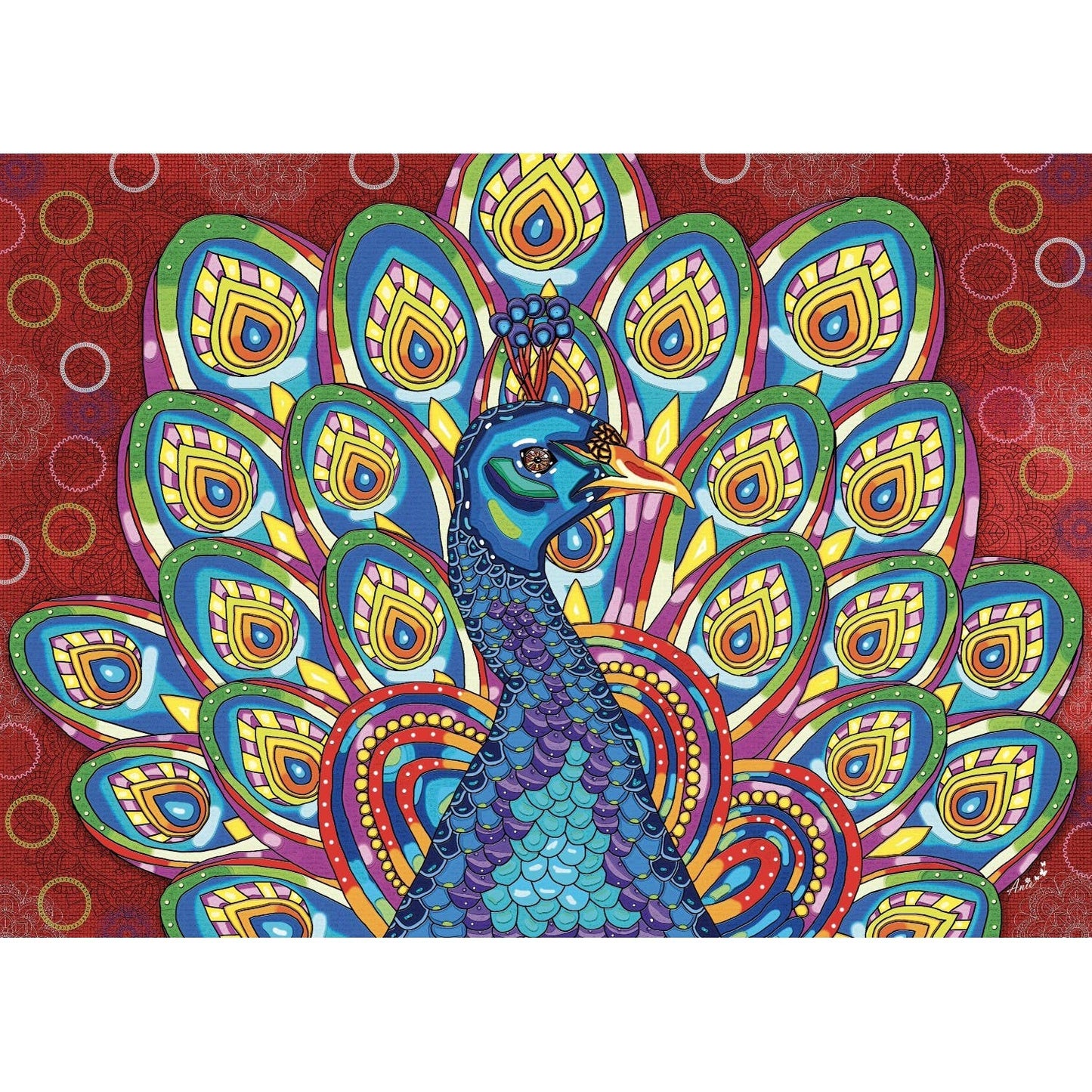 Duplicate SKU: JaCaRou Puzzles Inc. - Royal Peacock 1000pcs Jigsaw Puzzle | 31.99 | JP-PR1000121