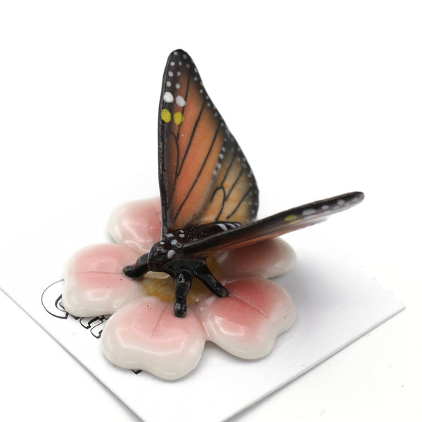 Little Critterz "Milkweed" Monarch Butterfly Porcelain Miniature