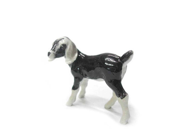Little Critterz - Goat Kid Nubian Northern Rose Porcelain Mini Figurine