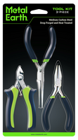 Metal Earth - 3-Piece Tool Kit Clippers, Flat Nose Pliers, Needle Nose