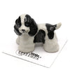 Little Critterz "Checkers" Cavalier King Charles Spaniel Porcelain Figurine