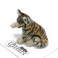Little Critterz - Sneak Tiger Cub Porcelain Miniature