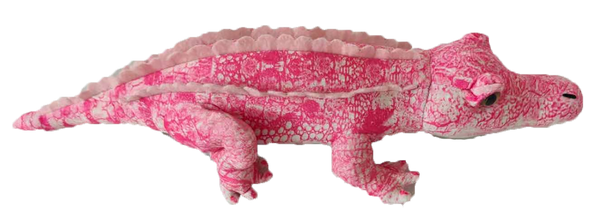 Texas Toy Distribution - Crocodile Plush 14" Stuffed Animals, Pink