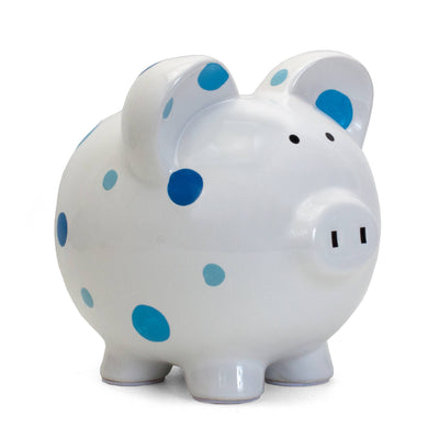 Child To Cherish® - Blue Multi Dot Bank