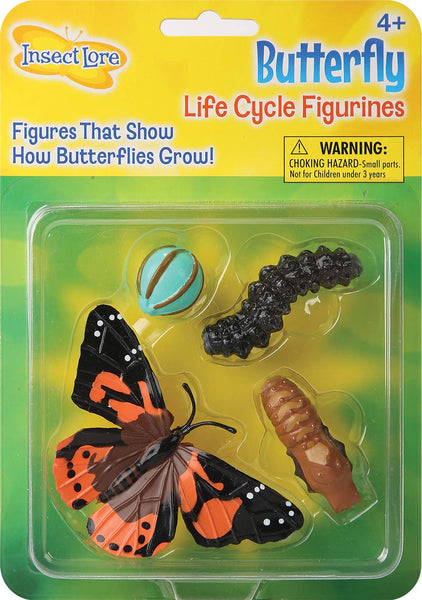 Insect Lore Butterfly Life Cycle Toy Figurine Set