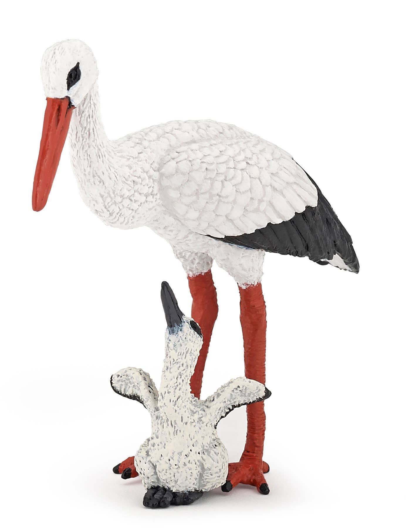 Papo Stork and Baby Stork Figure