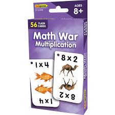 Edupress Flash Cards Math War Multiplication Ages 8 and up  - copy - copy