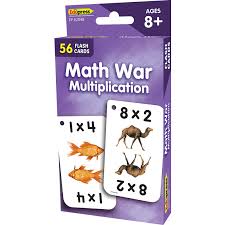 Edupress Flash Cards Math War Multiplication