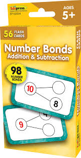 Edupress Flash Cards Number Bonds Addition and Subtraction